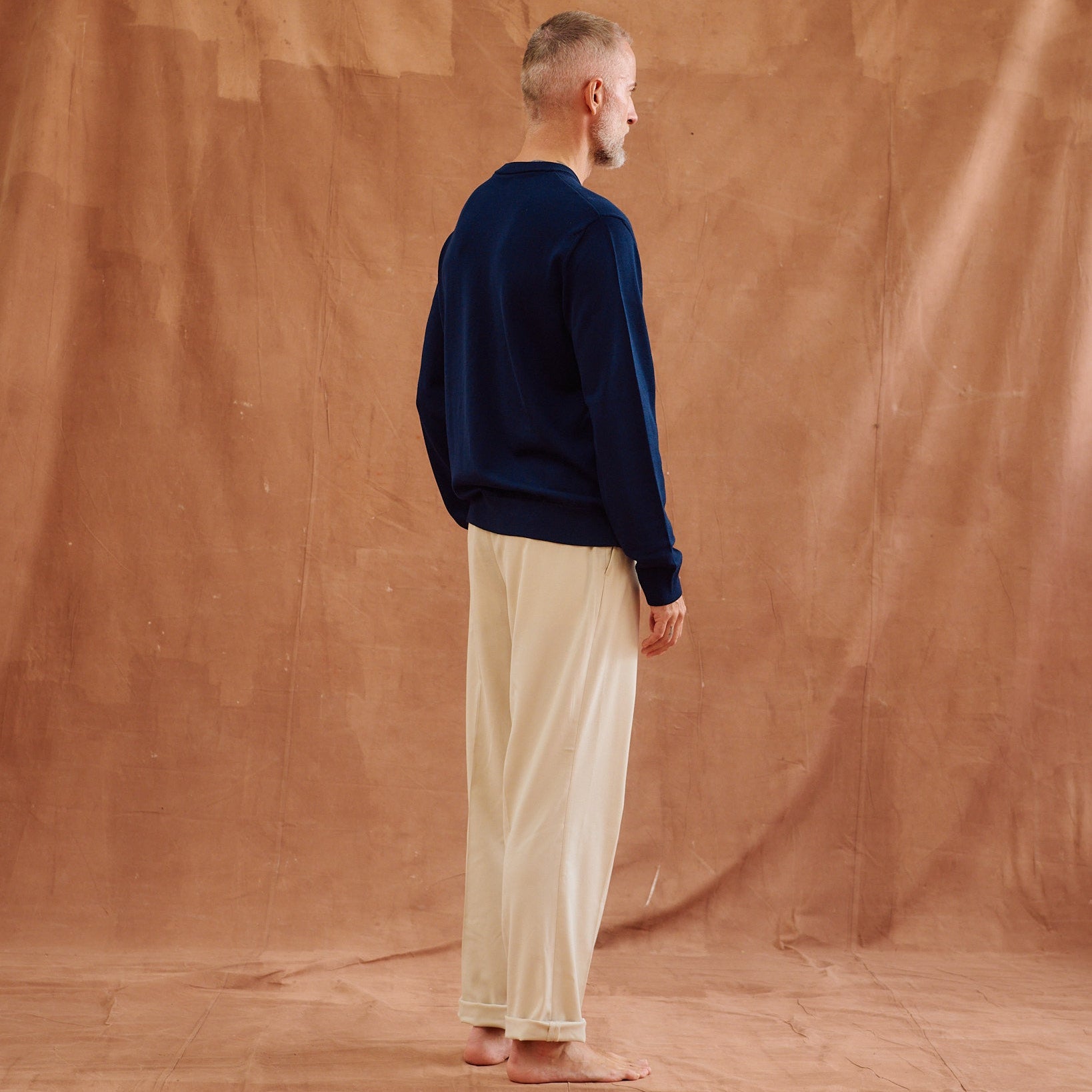 The 14 gg Crewneck Sweater - Blue