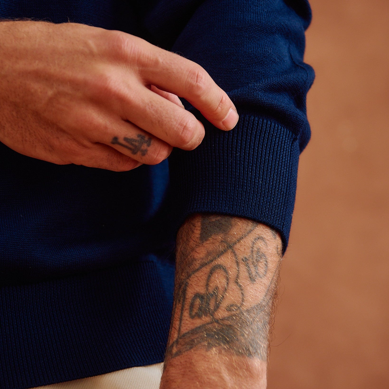 The 14 gg Crewneck Sweater - Blue