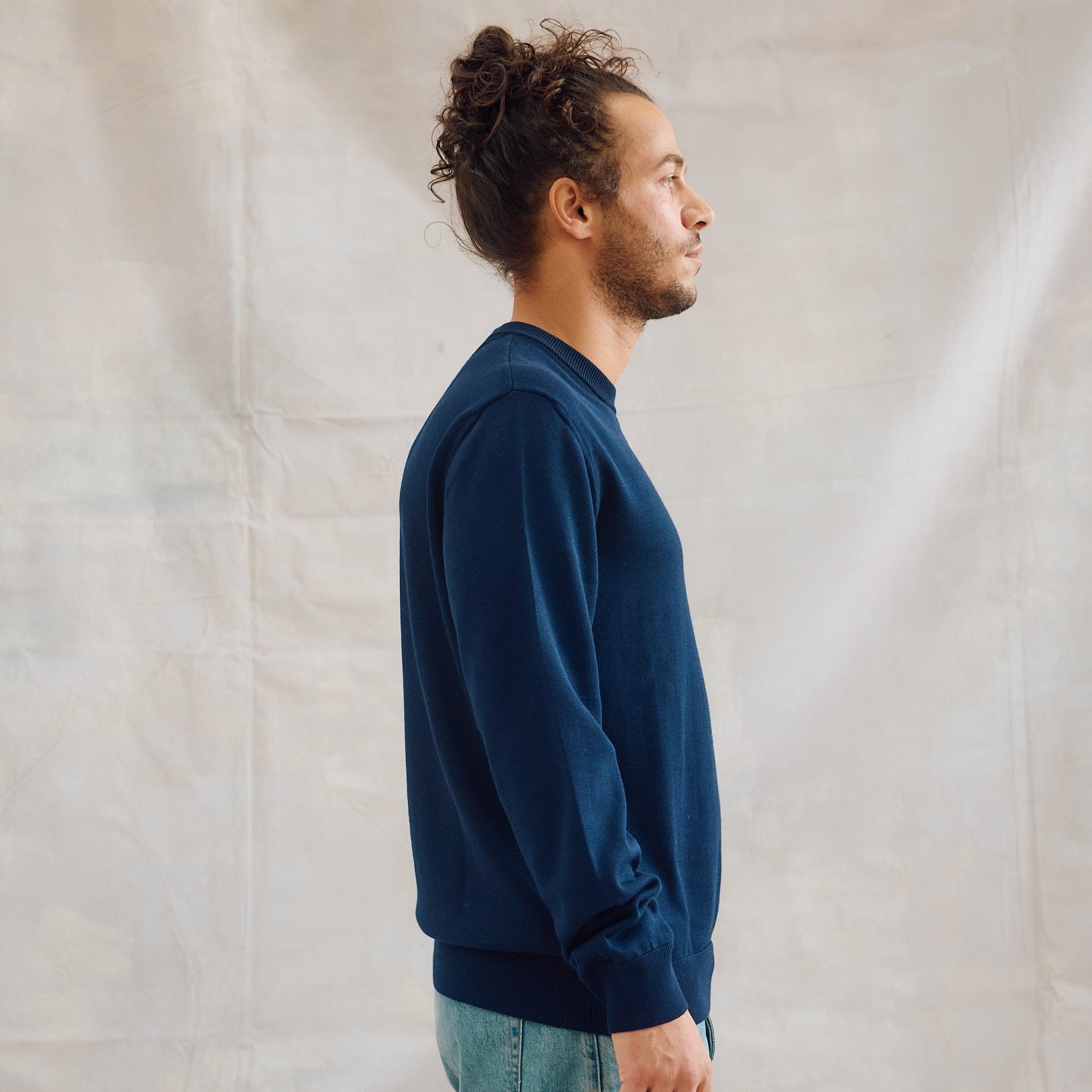 The 14 gg Crewneck Sweater - Blue
