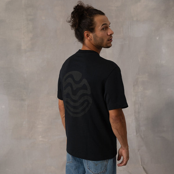 The Box Tee - Black with Globe