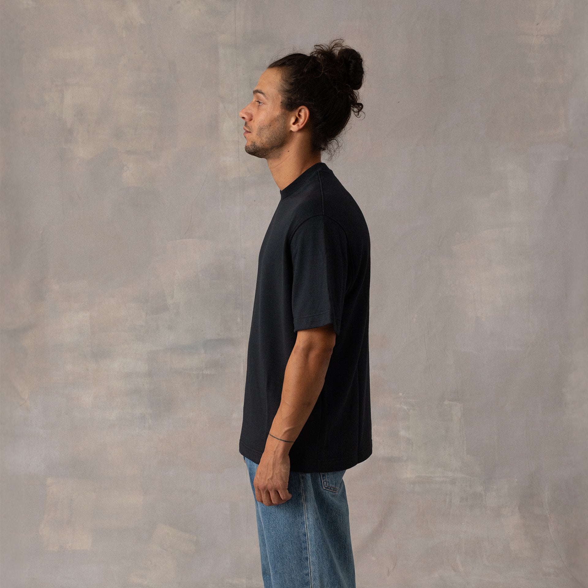 Toke is 174 cm tall.
weights 72 kg and 
wears a size M - Short