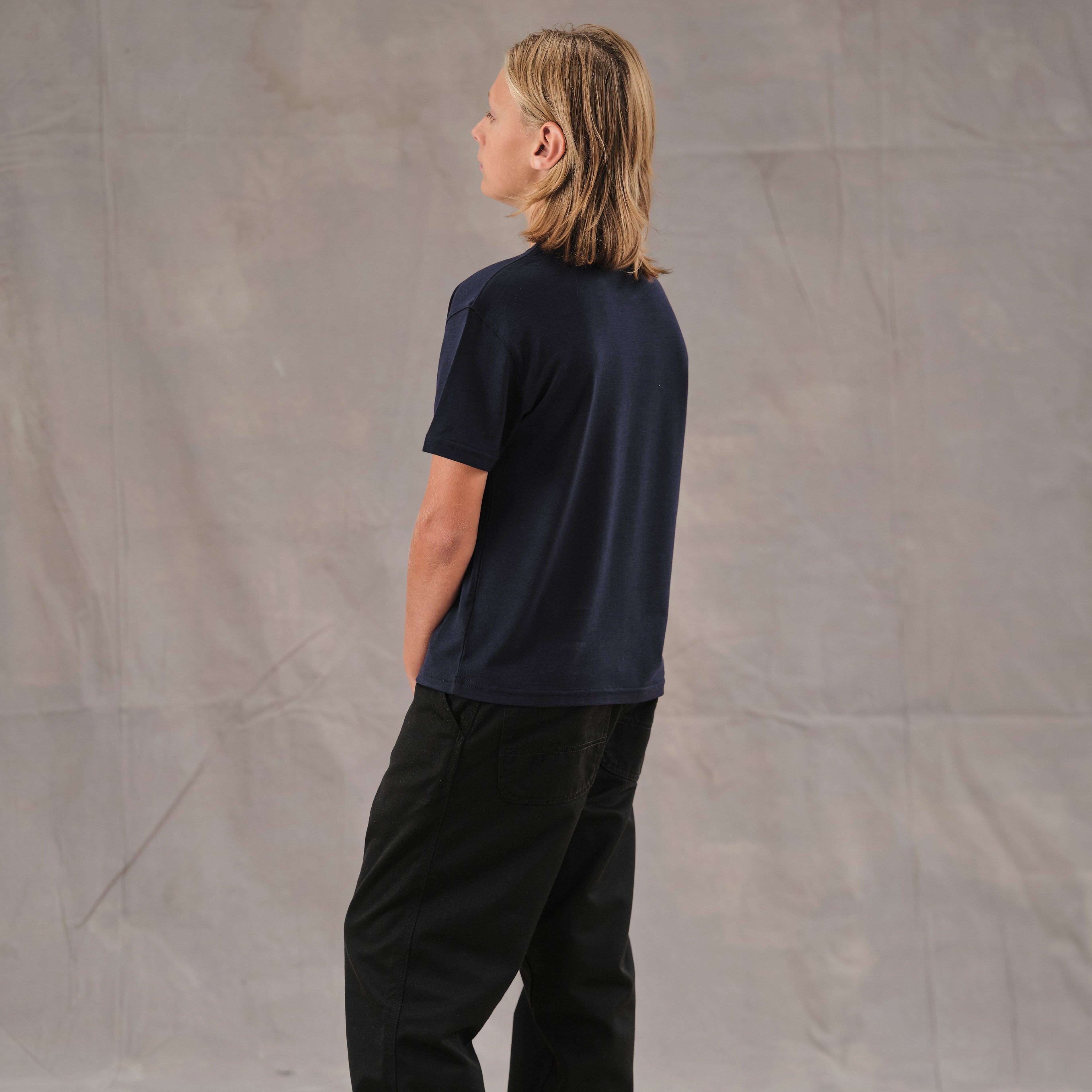 Elliot is 158 cm tall
Weights 46 kg and wears a
Size 11-12 yrs