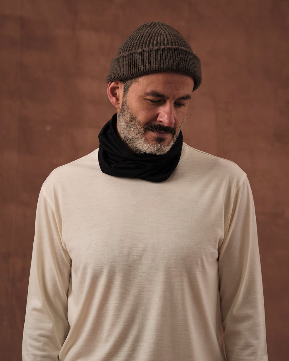 The Rib Beanie - Brown
