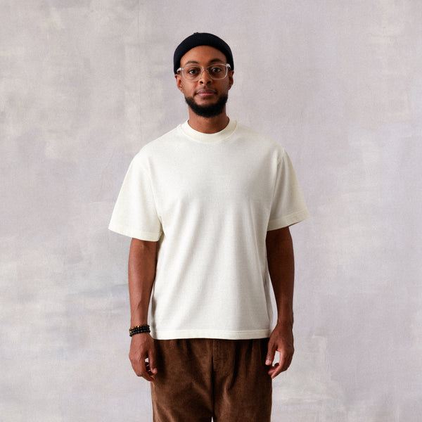 トップス MERINO WOOL BOX TEE The Box Tee - Nature